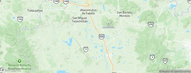San Pedro Los Baños, Mexico Map