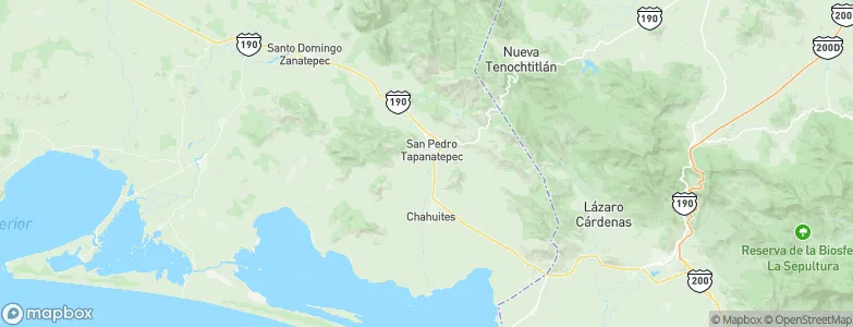 San Pedro Tapanatepec, Mexico Map