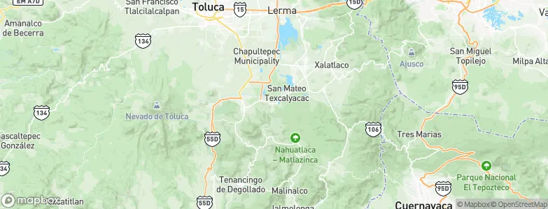 San Pedro Techuchulco, Mexico Map