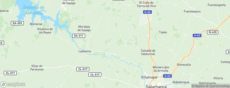 San Pelayo de Guareña, Spain Map