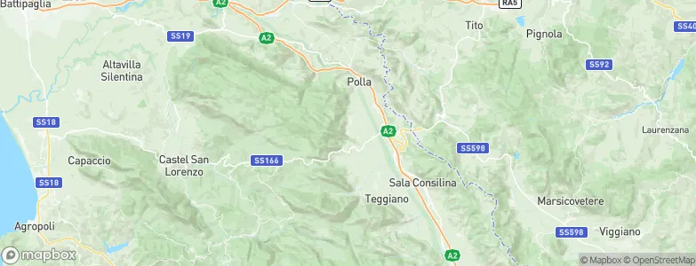 San Pietro al Tanagro, Italy Map