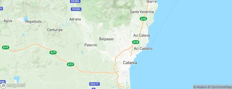 San Pietro Clarenza, Italy Map