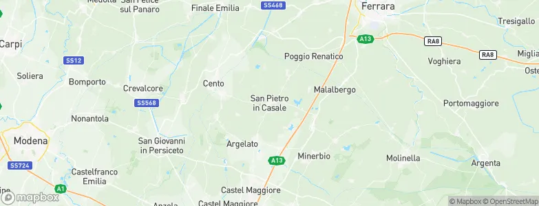 San Pietro in Casale, Italy Map
