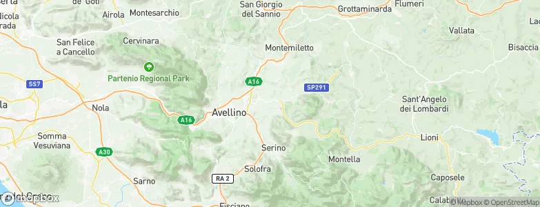San Potito Ultra, Italy Map