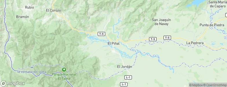 San Rafael del Pinal, Venezuela Map