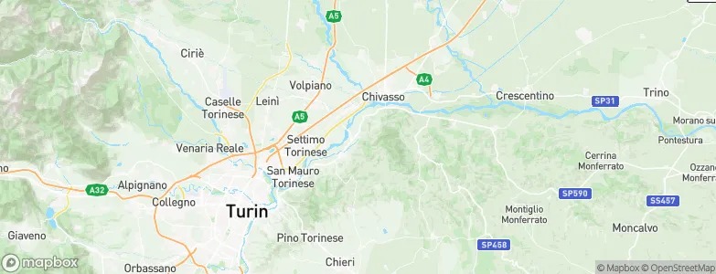San Raffaele Cimena, Italy Map