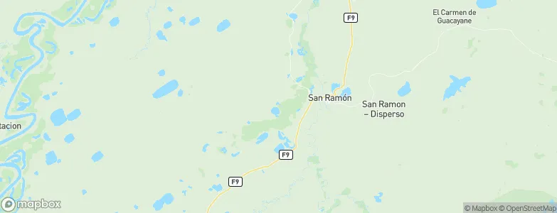 San Ramón, Bolivia Map