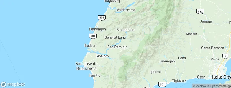 San Remigio, Philippines Map