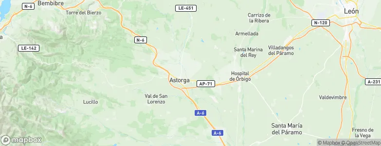 San Román de la Vega, Spain Map