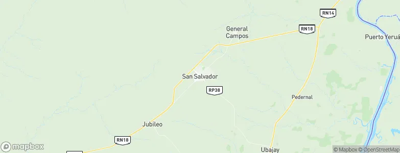 San Salvador, Argentina Map