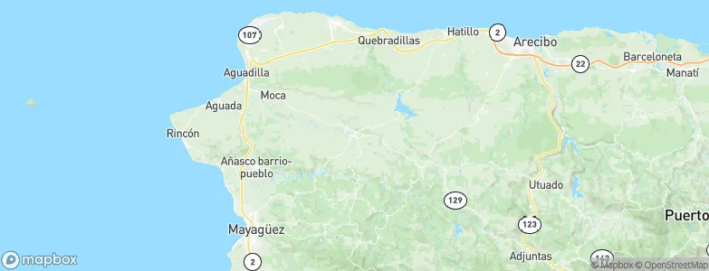 San Sebastián, Puerto Rico Map