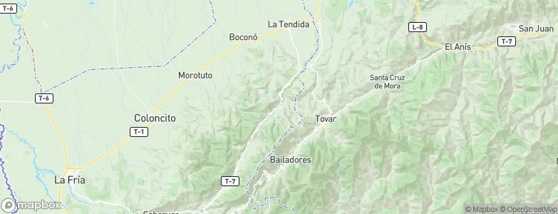 San Simon, Venezuela Map