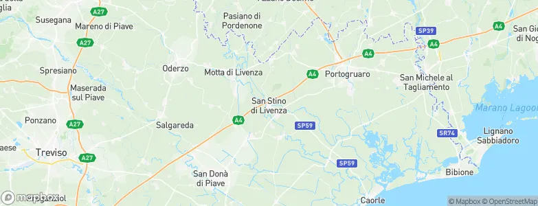 San Stino di Livenza, Italy Map