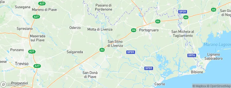 San Stino di Livenza, Italy Map