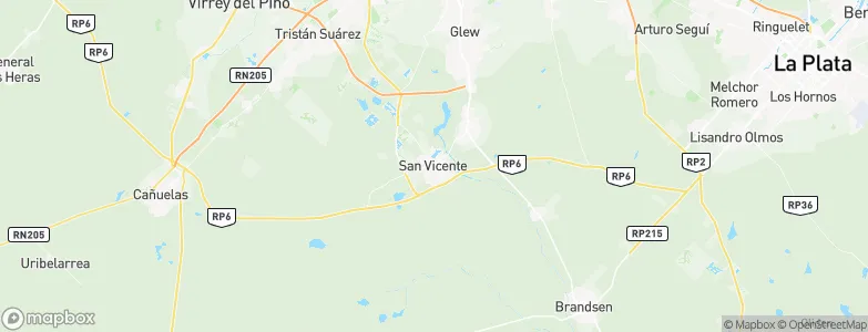 San Vicente, Argentina Map