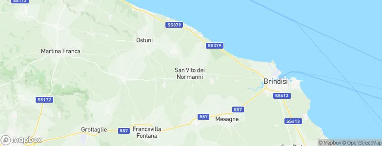 San Vito dei Normanni, Italy Map