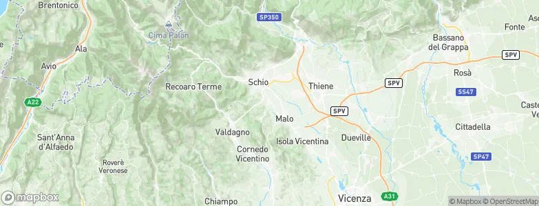 San Vito di Leguzzano, Italy Map