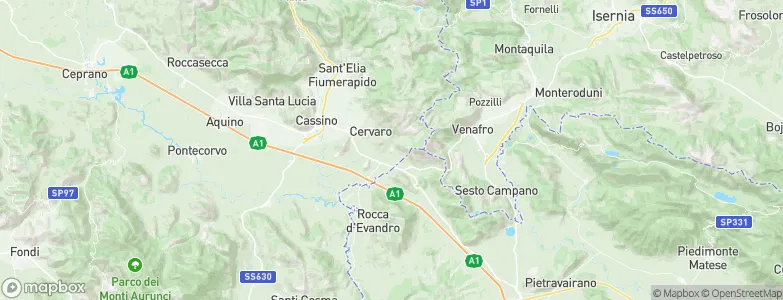 San Vittore del Lazio, Italy Map