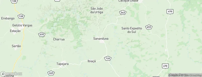 Sananduva, Brazil Map