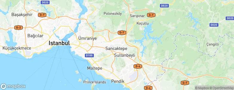 Sancaktepe, Turkey Map