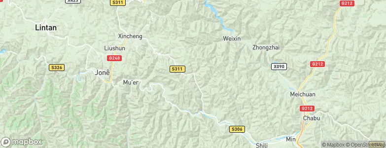 Sancha, China Map