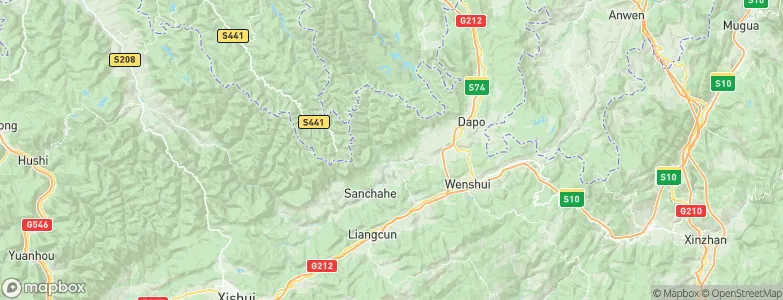 Sanchahe, China Map