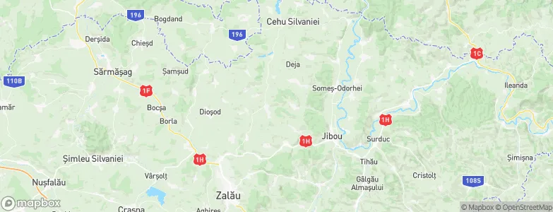 Sâncraiu Silvaniei, Romania Map
