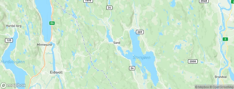Sand, Norway Map