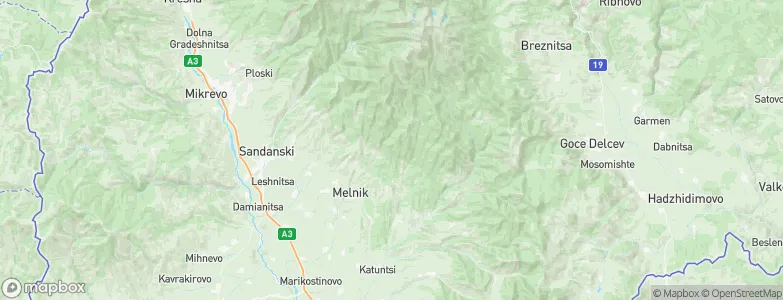 Sandanski, Bulgaria Map