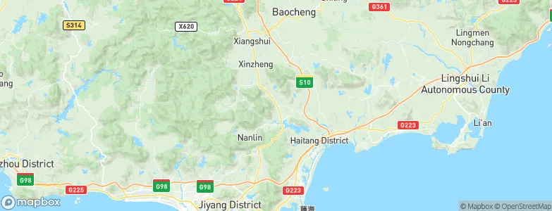 Sandao, China Map
