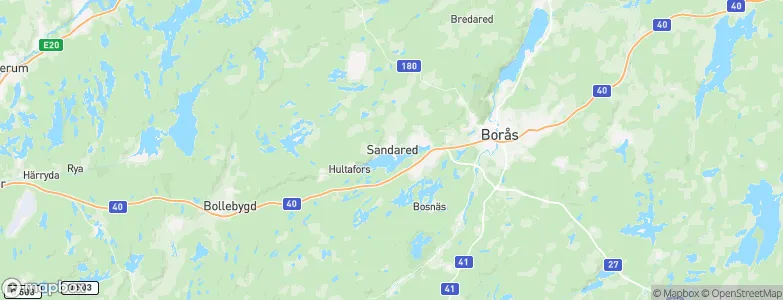 Sandared, Sweden Map