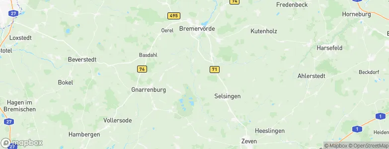 Sandbostel, Germany Map