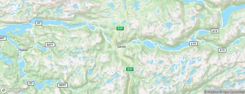 Sande, Norway Map