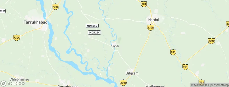 Sāndi, India Map