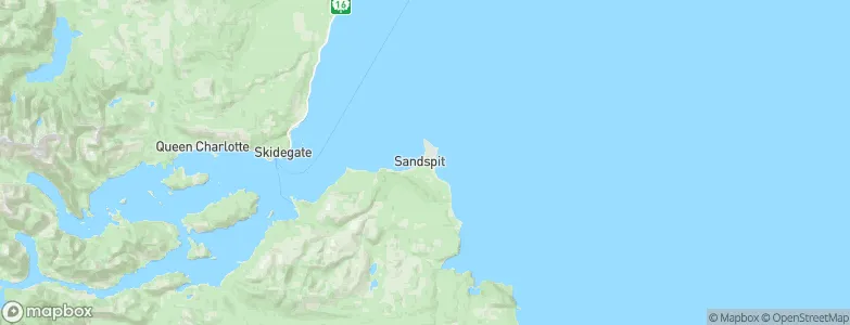 Sandspit, Canada Map
