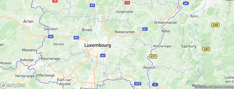Sandweiler, Luxembourg Map