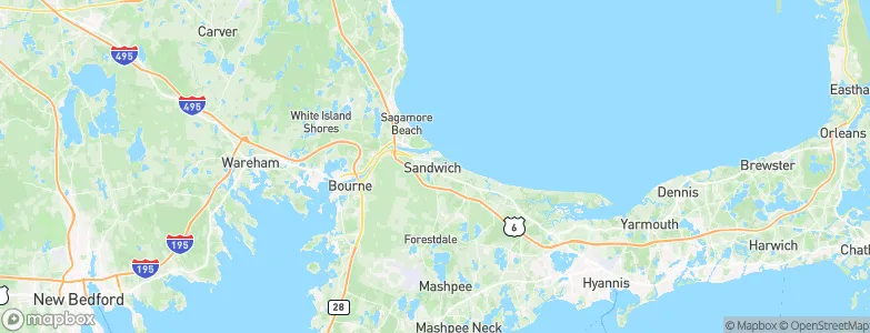 Sandwich, United States Map