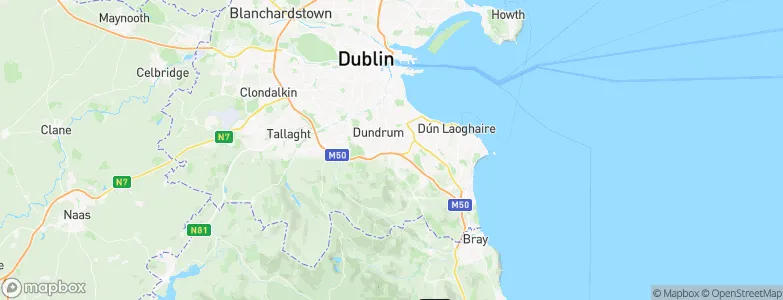 Sandyford, Ireland Map