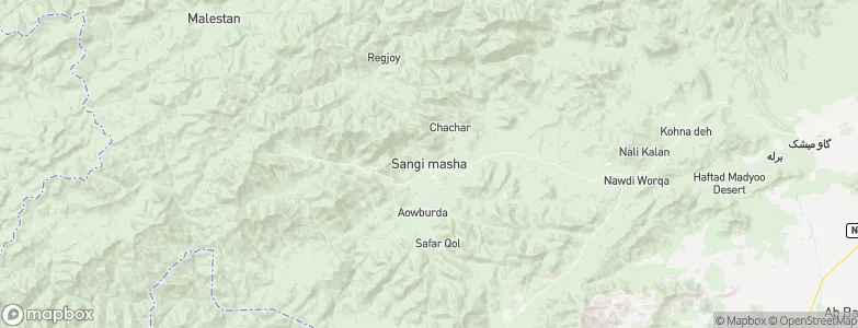 Sang-e Māshah, Afghanistan Map