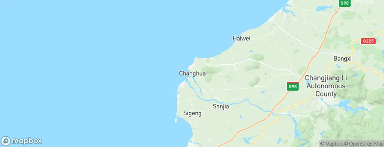 Sang Hoe, China Map