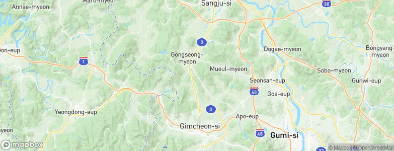 Sang-ni, South Korea Map