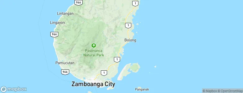 Sangali, Philippines Map