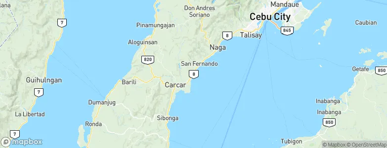 Sangat, Philippines Map
