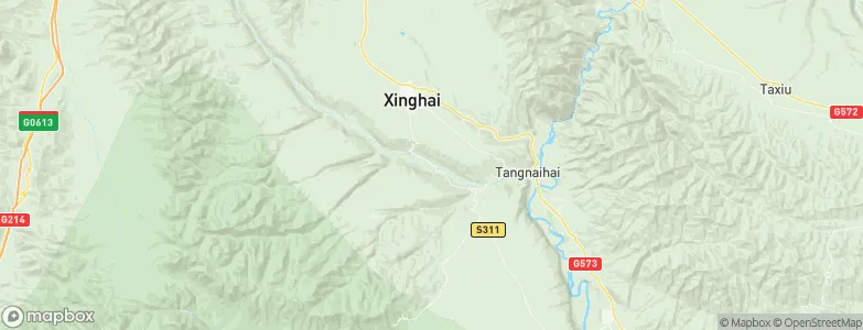 Sangdang, China Map