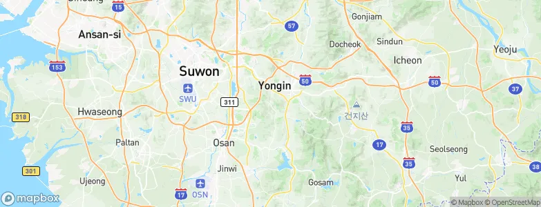 Sangdeok, South Korea Map