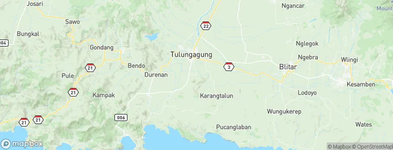 Sanggrahan Kidul, Indonesia Map