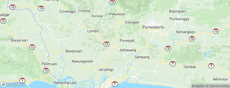 Sangkalputung, Indonesia Map