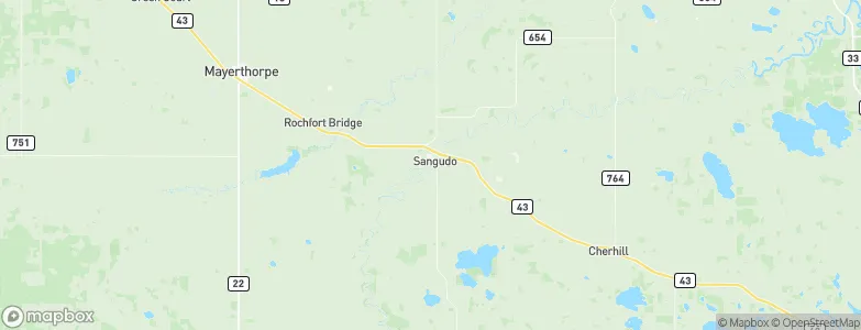 Sangudo, Canada Map