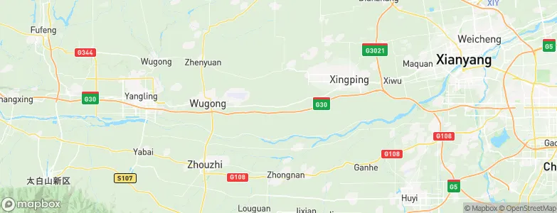 Sangzhen, China Map