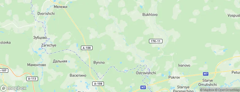 Sanino, Russia Map